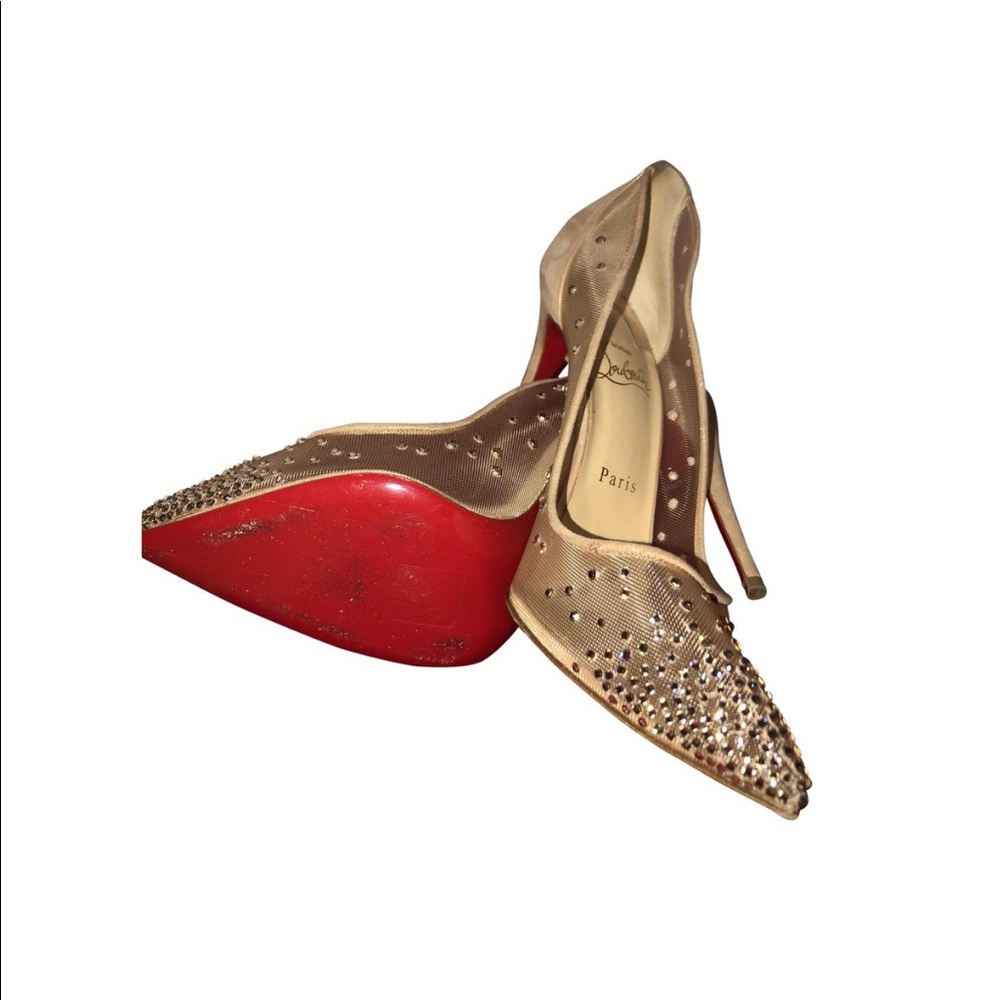 Christian Louboutin Follies 100crystal-embellished